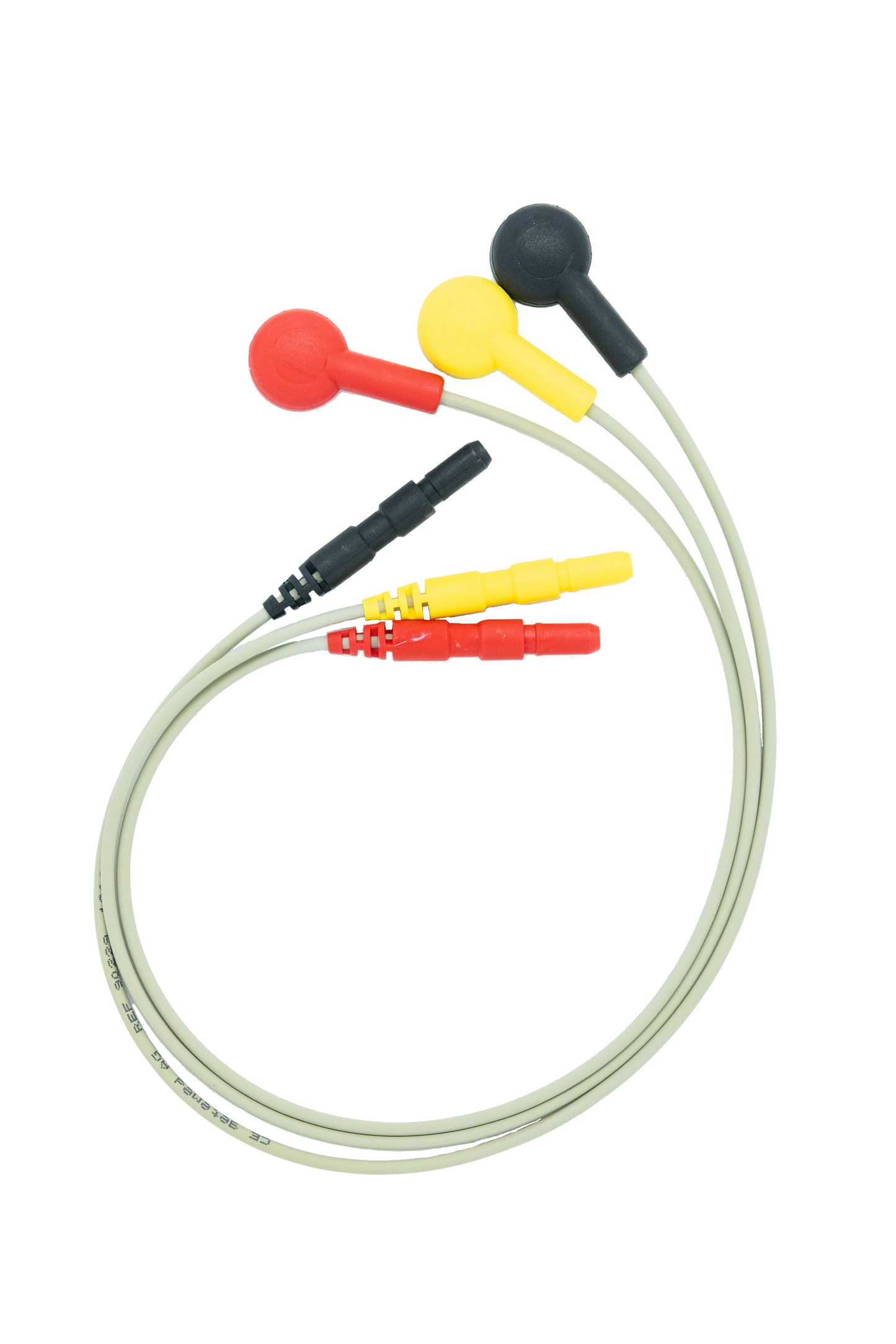 DRUCKKNOPFADAPTER SATZ für LEKG-Adapterkabel 3-teilig für Digitalrekorder CardioMem® CM 3000