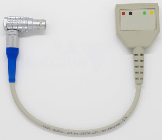 LANGZEIT-EKG-ADAPTERKABEL mit 4-pol. Weiche, 20 cm für Digitalrekorder SEER 12 und CardioMem® CM 3000-12 BT